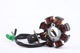 8 poles coils 4 Wires - AC Stator Alternator Magneto  Assembly Type-1  GY6 50CC - ChinesePartsPro