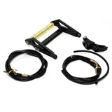 NCY FRAME EXTENSION (BILLET ALUMINUM, BLACK) FOR HONDA RUCKUS