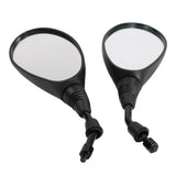 8mm BLACK MIRROR SET QMB139 50cc & GY6 150cc SCOOTERS (TYPE 1)