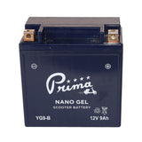 PRIMA GEL BATTERY (12V YG9-B) *9AH*