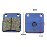 NCY BRAKE PADS (PERFORMANCE, FRONT, REAR); DAELIM, SACHS