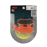 NCY KYMCO RACING BRAKE PADS (ORANGE) SCOOT COUPE GENUINE GY6 SCOOTERS