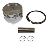 BAN JING (4V) 4 VALVE *63mm BORE* 180cc FLAT TOP PISTON & RINGS KIT FOR GY6