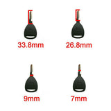 UNIVERSAL PARTS KEY BLANK SET FOR QMB139 50cc & GY6 150cc SCOOTERS