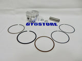 QMK GY6 K-BLOCK PISTON KIT (61mm BORE) 57mm STUD STUD SPACING (NOT FOR B-BLOCK)
