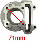 NCY BIG BORE CYLINDER KIT (52mm BORE, 88cc) FOR QMB139 50cc ENGINES