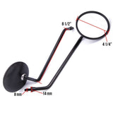 MIRROR SET (LONG BLACK) FOR GENUINE BUDDY SCOOTER