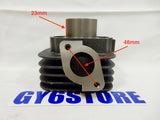 70cc *47mm BORE* 2 STROKE BIG BORE REBUILD KIT FOR SCOOTERS WITH JOG MINARELLI CLONE MOTORS (12mm PIN)