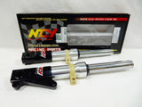 NCY SLAMMED FRONT FORKS SHOCKS (SILVER , DISC BRAKE TYPE) HONDA RUCKUS, DIO