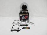 TAIDA 219cc (65mm BORE) GY6 CERAMIC CYLINDER SET (57mm SPACING) TALL *8200/6600 STROKER* FORGED FLAT TOP PISTON