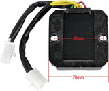 7 WIRE / PIN (2 PLUG) RECTIFIER REGULATOR FOR 150cc GY6 ENGINES WITH 11 POLE STATOR