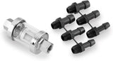 UNIVERSAL CLEARVIEW GLASS FUEL FILTER FOR QMB139 & GY6 MOTORS