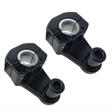 7/8" 22mm Motorcycle Handlebar Risers 30mm Rise Dirt Bike ATV Black Universal
