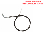 THROTTLE CABLE FOR SCOOTERS THAT ARE USING FLAT SIDE / D SLIDE CARBURETORS