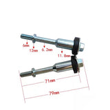 M6 bolt (2pcs) and rubber seal (2pcs)