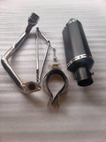 EXHAUST SYSTEM MUFFLER FOR GY6--125CC--black
