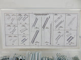200PC SPRING ASSORTMENT SET ZINC PLATED STEEL COMPRESSION & EXTENSION CARBURETOR