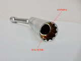 11.5" MAGNETIC SWIVEL SPARK PLUG SOCKET 3/8-DRIVE 12-POINT THIN WALL