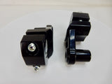 7/8" 22mm Motorcycle Handlebar Risers 30mm Rise Dirt Bike ATV Black Universal