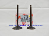 TAIDA 30.5/26.5mm Big Valve Set GY6 180cc-232cc 63-67mm Head 2V 5mm Stem