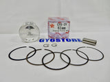TAIDA 2V 172cc (61mm BORE) FORGED FLAT TOP PISTON & RINGS SET