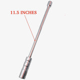 11.5" MAGNETIC SWIVEL SPARK PLUG SOCKET 3/8-DRIVE 12-POINT THIN WALL