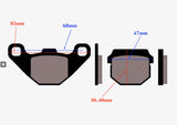 BRAKE PADS FOR APRILIA SUZUKI PEUGEOT DERBI TGB PIAGGIO 50cc 125cc 150cc