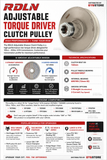RDLN RED LINE ADJUSTABLE SHEAVE CLUTCH PULLEY GY6 150cc