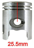 50cc PISTON & RING SET 40mm / 10mm WRIST PIN FOR JOG MINARELLI 2 STROKE MOTORS