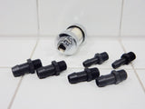 UNIVERSAL CLEARVIEW GLASS FUEL FILTER FOR QMB139 & GY6 MOTORS