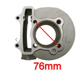 125cc (52.4mm BORE) CYLINDER ENGINE REBUILD KIT FOR GY6 MOTORS