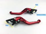 Brake Clutch Levers for Honda GROM MSX125 2014-2018,CBR250R 2011-2013,CBR300R/CB300F/FA 2014-2017,CB400F/CB400R  Red