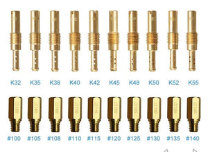 20pcs Carburetor Main Jet + Pilot Slow Jet Kit for Motorcycle Carb Parts