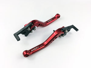 Brake Clutch Levers for Honda GROM MSX125 2014-2018,CBR250R 2011-2013,CBR300R/CB300F/FA 2014-2017,CB400F/CB400R  Red