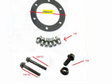 9 pcs Exhaust Studs Nuts Gasket For GY6 50cc 125cc 150cc QMB139 Motor ATV Scooter