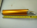 Performance Muffle exhaust GY6 50cc Matte olden - S - ChinesePartsPro