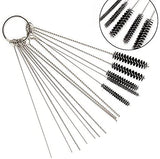 Acarte Carburetor Carbon Dirt Jet Cleaner Tool Kit 10 Cleaning Needles with 5 Brushes