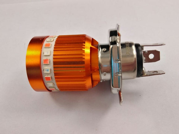 H4 LED COB Motorcycle Bike Hi/Lo Headlight Lamp Bulb DC9-85V 6000K 7W 750LM