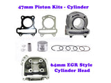 QMB139 47MM Cylinder Engine Kit with 64mm -EGR Head