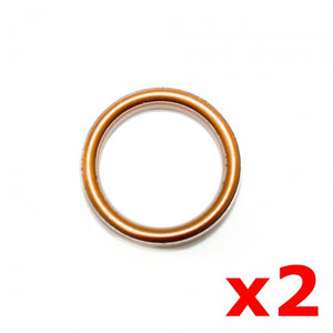 2X 32mm Copper Exhaust Pipe Gasket 110cc 125cc PIT PRO Quad Dirt Bike ATV Buggy