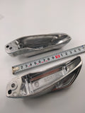 Motorcycle Footpegs Aluminum Chrome Foot pegs Footrest Footboards