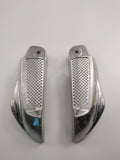 Motorcycle Footpegs Aluminum Chrome Foot pegs Footrest Footboards