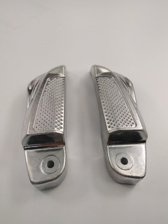 Motorcycle Footpegs Aluminum Chrome Foot pegs Footrest Footboards