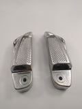 Motorcycle Footpegs Aluminum Chrome Foot pegs Footrest Footboards