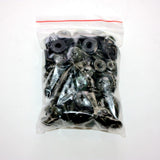 34X 6mm Fairing Plastics Guard Bolts Nuts Set 50 110cc 125cc Quad Dirt Bike ATV