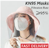 N95 KN95 kn95 n95 mask MASK Mask FFP3 FFP2 PM2.5 Face Anti Pollution Anti-dust Respirator Unisex（10pcs）