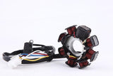 8 poles coils 5 wires - AC Stator Alternator Magneto Assembly Type-2 GY6 50CC - ChinesePartsPro