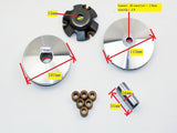 Variator Kit With Roller weights for  GY6 125cc 150CC - ChinesePartsPro