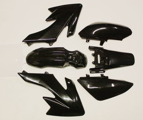 BLACK Plastics Guard Fairing Fender Kit CRF50 110c 125cc PIT PRO Trail Dirt Bike