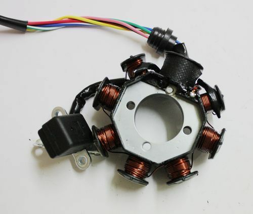 8 Pole Magneto Flywheel Stator 150cc 200cc 250cc Engine PIT Quad Dirt Bike ATV